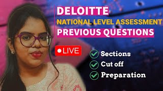 Deloitte NLA 2025 | Previous questions | Sections | Cut-off discussed | PREPARE NOW!