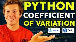 What is Coefficient of Variation? Python Example with Numpy & Scipy