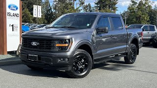 2024 Ford F-150 STX + Black Appearance, Nav, Tow/Haul Review | Island Ford