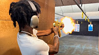 NEW GUN RANGE VLOG W/GANG 💥SHOOTING THE MOST POWERFUL HANDGUN 🚦💪🏾