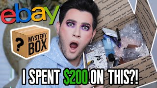 OPENING MY FIRST EBAY MAKEUP MYSTERY BOX! I spent $200 on this...