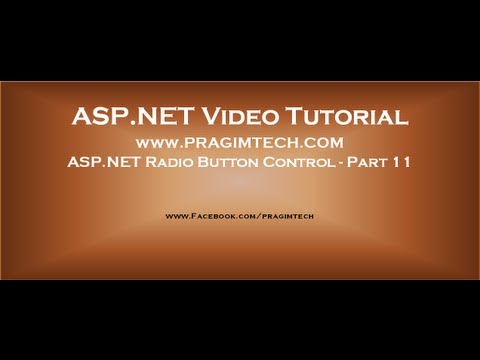 ASP.NET Radio Button control Part 11 ASP.NET Radio Button control Part 11