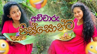 පිස්සු හැදෙන අච්චාරුව | ගමේ ලස්සන😍❤️ | නෑවේ නෑ..😾