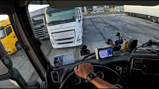 POV Truck driving | Crossing Spain 🇪🇸 France 🇫🇷 border 🚛#truckvideos#truck#pov#drive#160