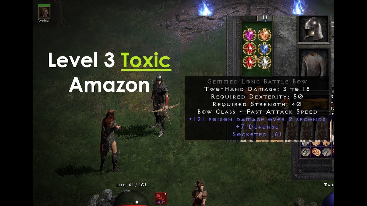 Level 3 Toxic Amazon - D2R Off-Meta Build - YouTube