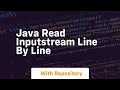 java read inputstream line by line