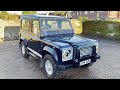 land rover defender 90 TD5 XS Station wagon for sale walkaround + engine starting, idling