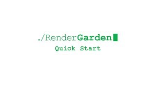 RenderGarden Quick Start: Local & Network Rendering