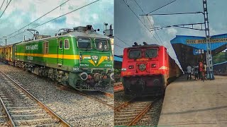 Lalgola Passengers with different Locomotives|Lalgola - Sealdah, Kolkata - Lalgola| INDIAN RAILWAYS|