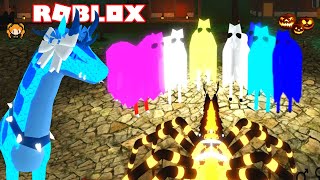 my new family roblox horse world online game play video