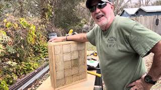 Building a New Knife/Axe Throwing Board Replacing the Old Worn Out Board