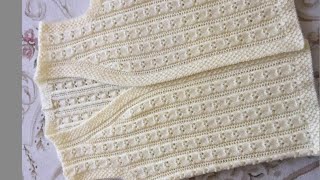 Beautiful Ladies cardigan border knitting design part 2