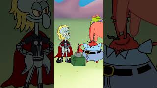 Spongebob Squarepants Becomes Herobrine in Thor's Hammer Challenge #spongebobmod