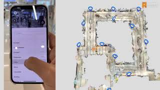 Metaverse in retail: precise localization and 2-cm accurate AR navigation through a shopping mall