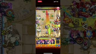 【モンスト】未開の砂宮 拠点9・SS無し 完全無課金編成