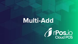 Multi-Add in Rposio Cloud