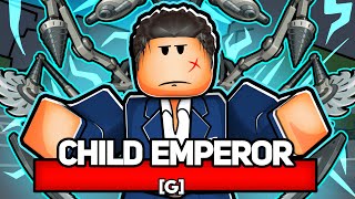 Child Emperor is the MOST OVERPOWERED MOVESET in The Strongest Battlegrounds