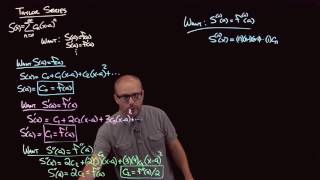 Taylor Series - Development