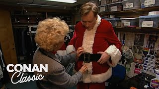 Conan Becomes A Department Store Santa | Late Night with Conan O’Brien