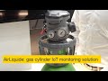 AirLiquide gas cylinder IoT monitoring solution