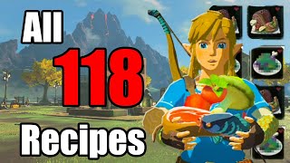 All 118 Recipes and how to make them (Zelda BoTW)