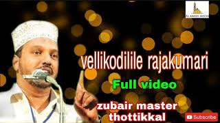 zubair master thottikkal kathaprasangam | vellikudilile rajakumari