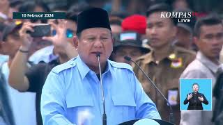 [FULL] Prabowo Pidato Politik di Kampanye Akbar Terakhir di GBK