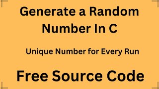 c programming tutorial for beginners | random number generators in c between 1 to 100