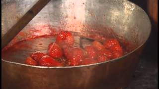 Soup of Strawberries with Champagne and Vanilla Cream by Philip Howard