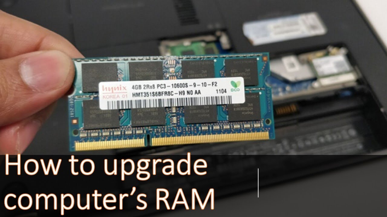 How To Upgrade Your Laptop's Ram - YouTube