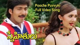 Pooche Puvvuki Full Video Song | Snehithulu | Vadde Naveen | Sakshi Shivananad | Raasi | ETV Cinema