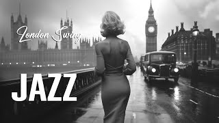 Retro London Swing 🎷 Beautiful Women, Iconic Cars \u0026 Big Band Jazz of the 1930s | A Nostalgic Ride