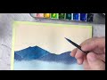 【april s art】原速免费保姆级水彩教程01｜香草天空下｜under the vanilla sky ｜landscape watercolor painting tutorial