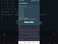 Create Multiplication table In - C Language