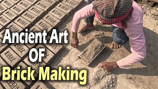 How to Make Mud Bricks | Ancient Art of Brickmaking | Handmade Technology to Make Brick