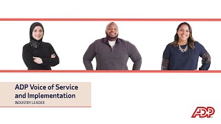 ADP Client Service and Implementation - Industry Leader
