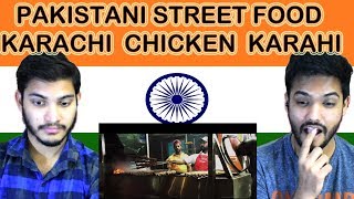 Indian reaction on PAKISTANI STREET FOOD IN KARACHI | Swaggy d