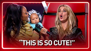 This CUTE BABY steals the show on The Voice | Journey #308