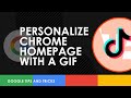 How to Create a Moving Google Homepage Background Image Using a GIF #shorts