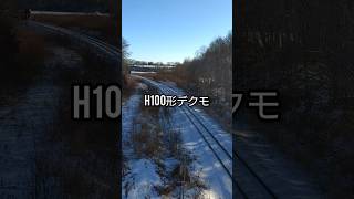 釧路発新得行H100形デクモ #shorts #jr北海道 #鉄道 #train #h100形 #decmo #十勝清水