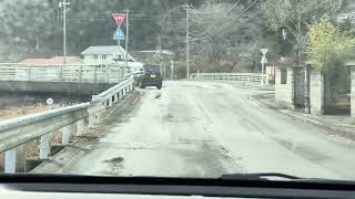 [4K HDR] Winter Drive in Ichinoseki: From Daito Nakanokawa to Okita Elementary School