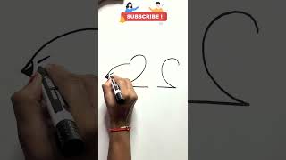 2 Number into Rat Drawing Rat Very Simple Steps by Steps #drawing #art #ytshorts