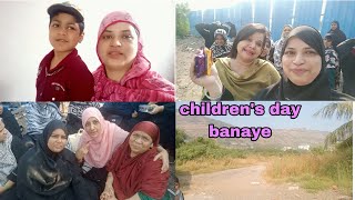 Aaj banae childrens day 🎉✨||bacchon ki school open ho gai|| Hamsha vlog|🥰