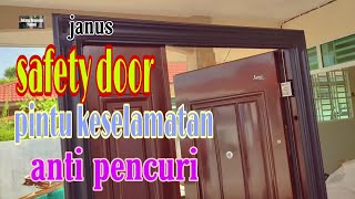 🔴cara pasang pintu safety rumah || Janus safety door