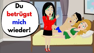 Learn German | My husband cheats on me with many women | Vocabulary and important verbs