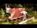 How to Build a Shed Frame the Floor