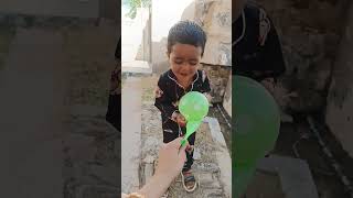 gubbara fod Diya# baby gubbara# balloon #pavika #youtube