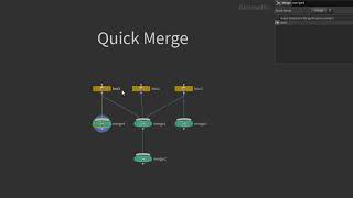 1. [Tool] - Houdini | Python - Quick Merge and Null (Free scripts)