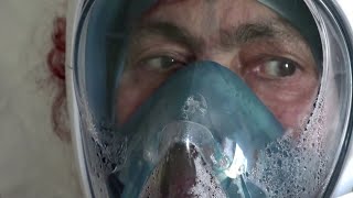 Diving masks transformed to cope with ventilator shortage in France