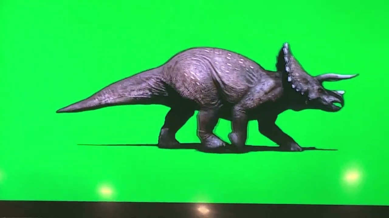 Dinosaur Stampede Green Screen - YouTube